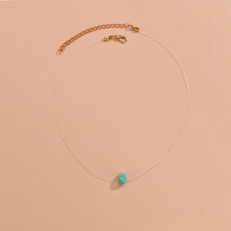 Irregular Natural Turquoise Stone Necklaces