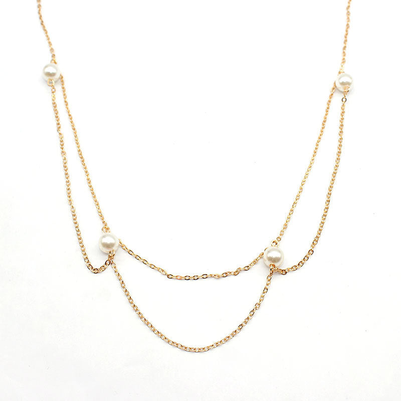 Bohemian Pearl Layer Body Chain
