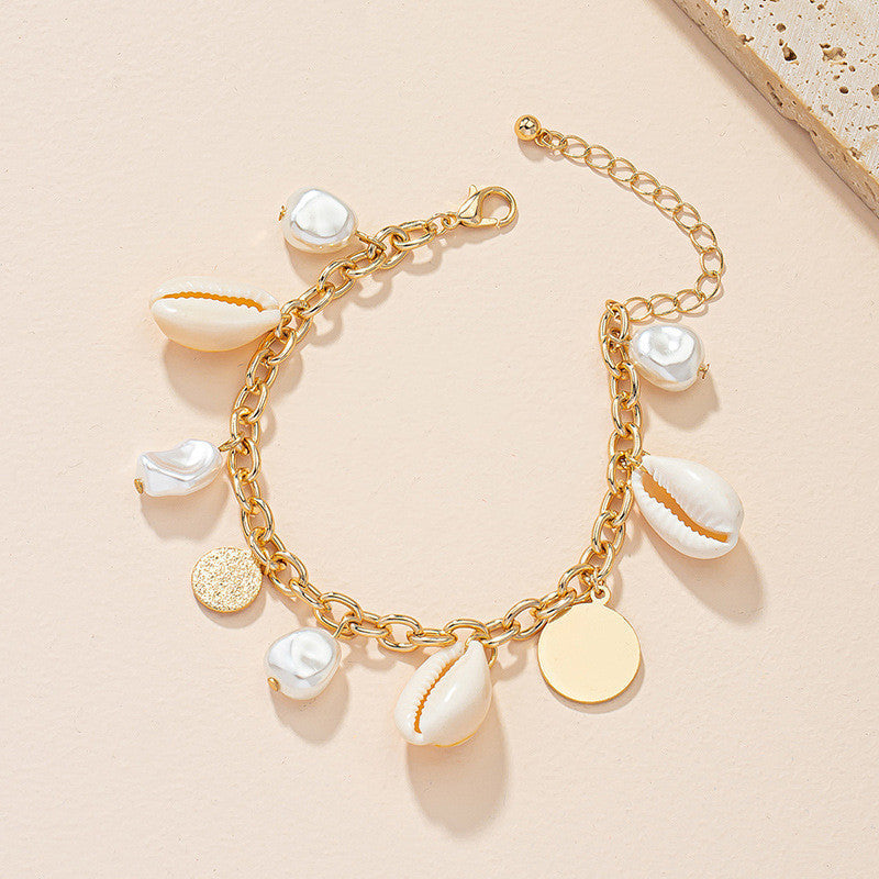 Natural Shell Irregular Pearl Bracelet