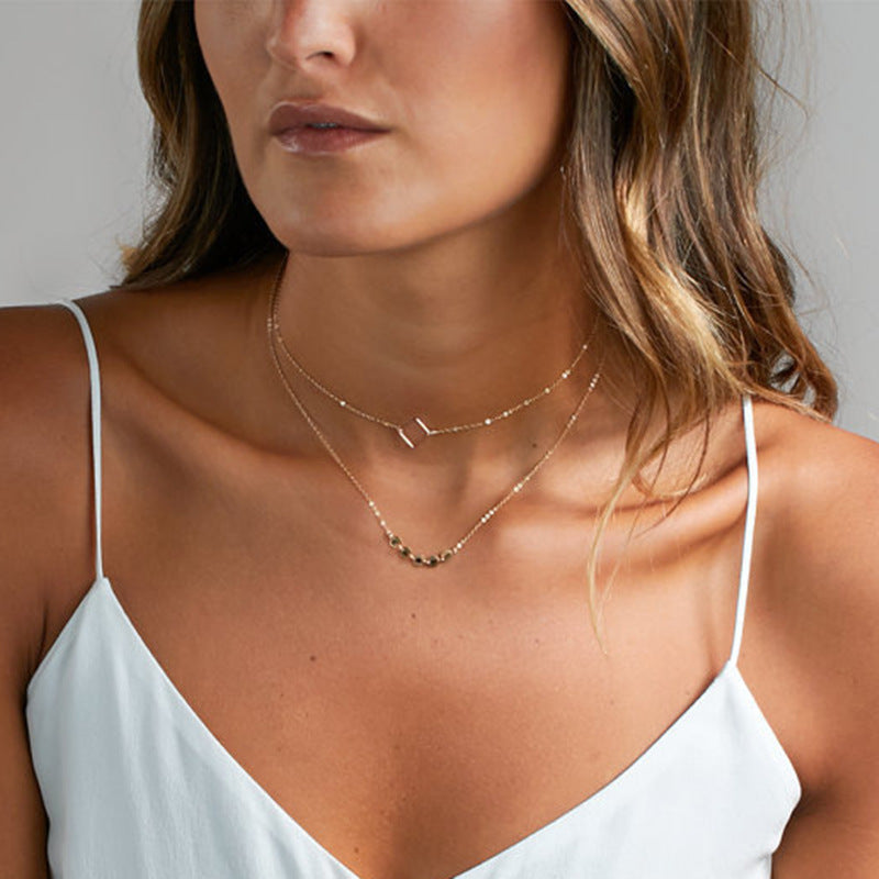 Geometric Chain Necklace