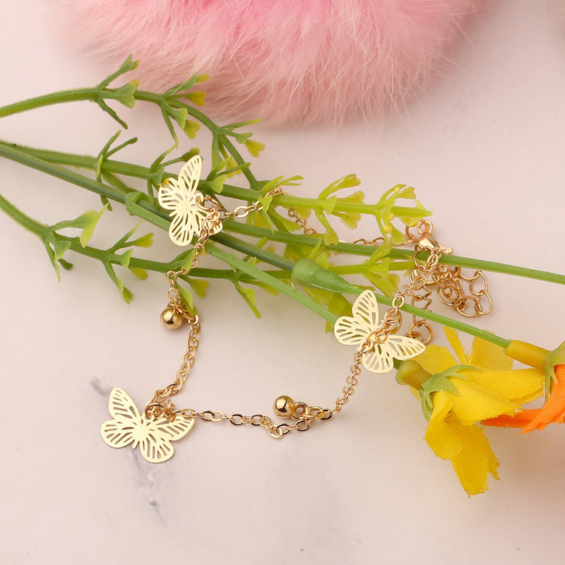 Butterfly Charms Anklets for Women