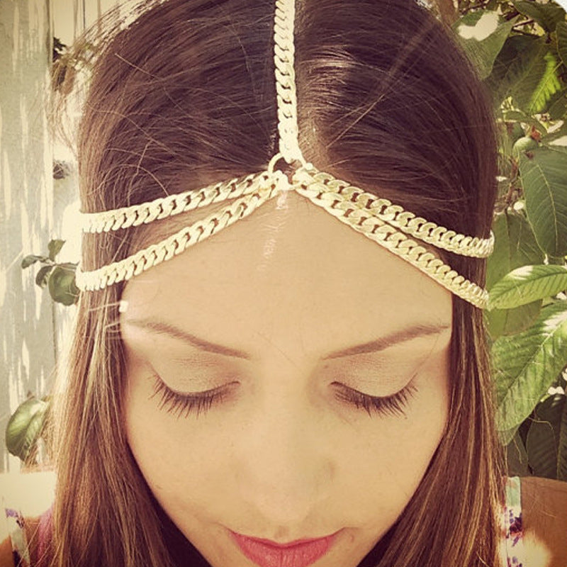 Chain Tassel Bride Hair Accessories