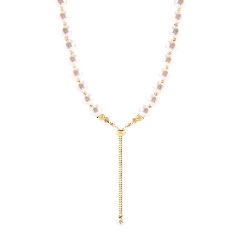 Pearl Necklace for Women Popular Opal Pendant Lady Girls Jewelry