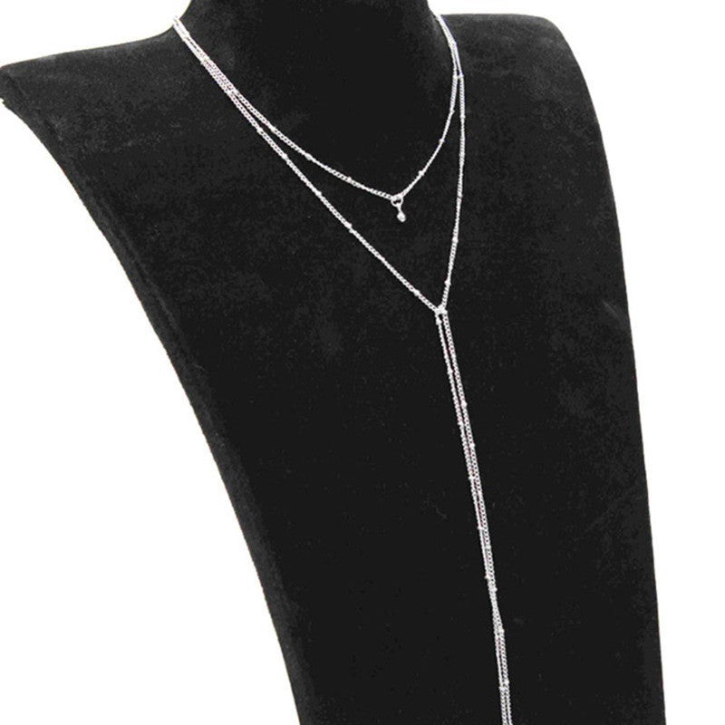 Long Beads Tassel Chocker Necklaces