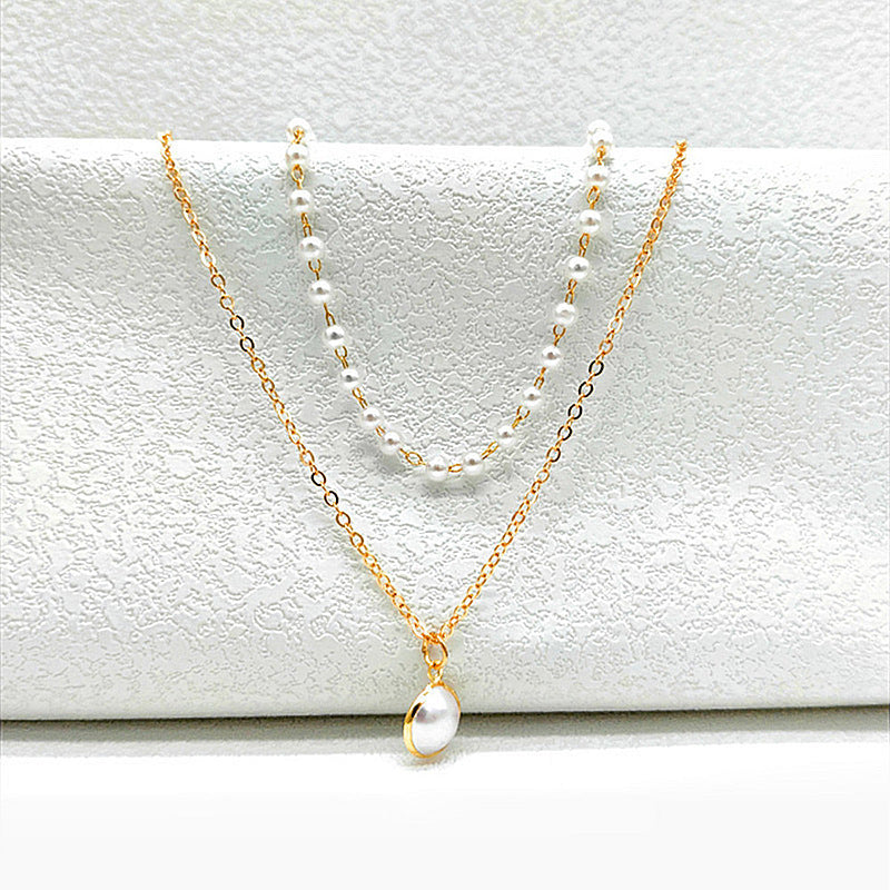 Baroque Pearl Summer Chain Necklace