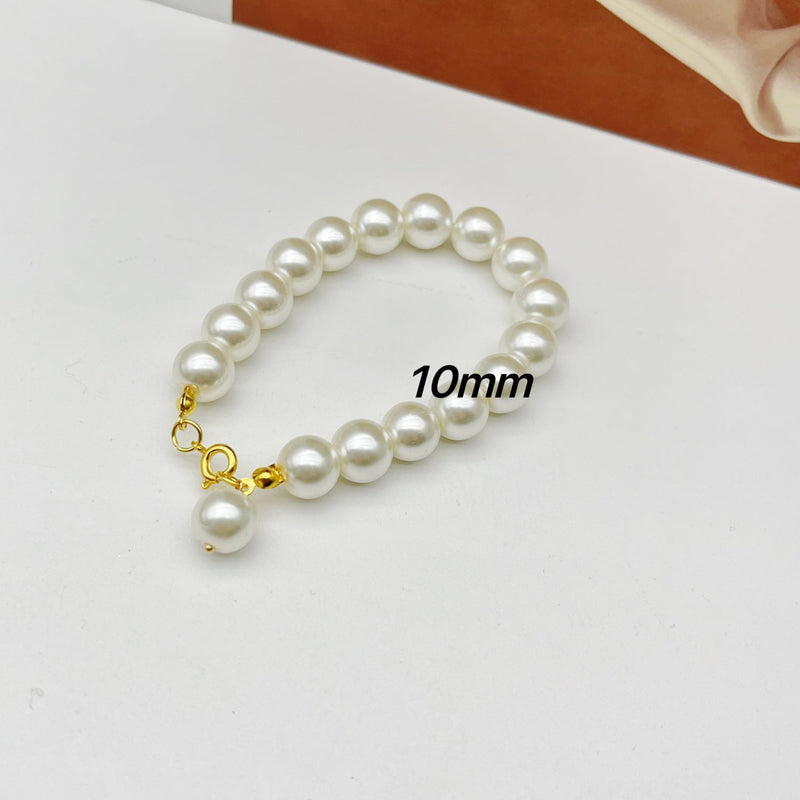 Glass Pearl Bracelet Woman Magnet Clasp