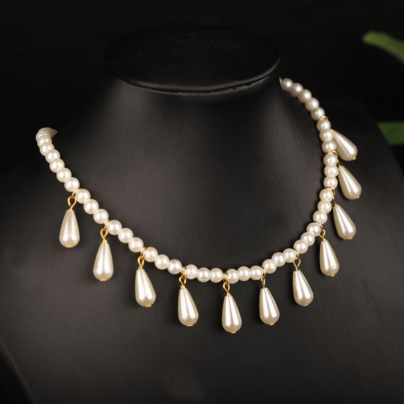 Pearl Tassel Necklace Bridal Necklace