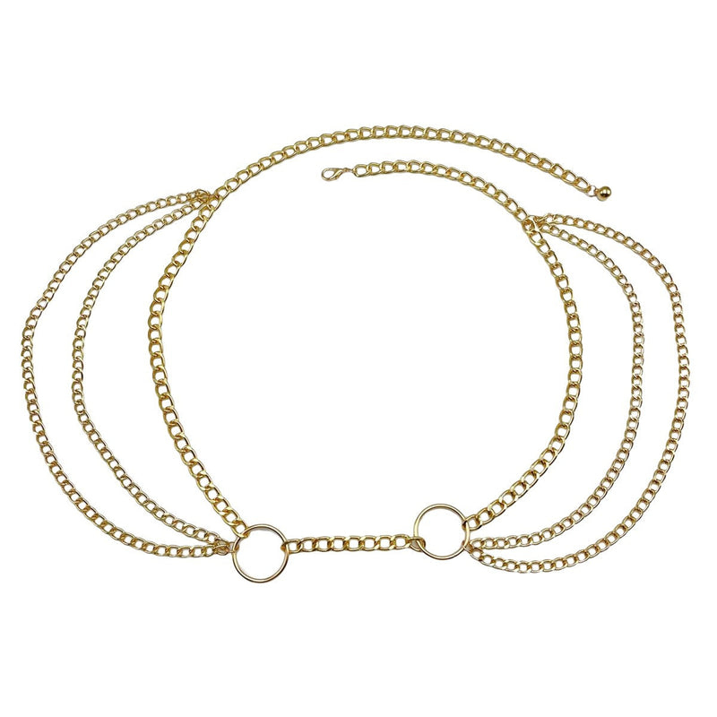 Metal Body Chain Tassel Multilayer Sexy Waist Chain