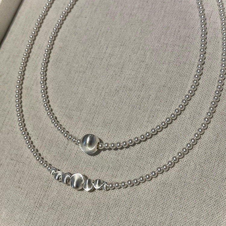 Round Bead Necklace for Woman