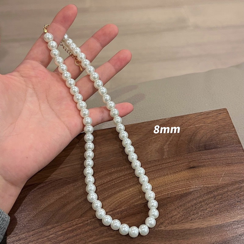 Fashion Pearl Beaded Choker Necklace Jewelry for Women Girls