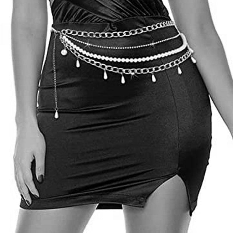 Sexy Fashion Metal Belts Waist Chains with Fringe