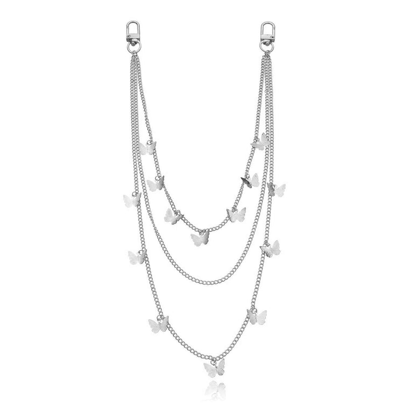 Punk Street Butterfly Belt Waist Chain