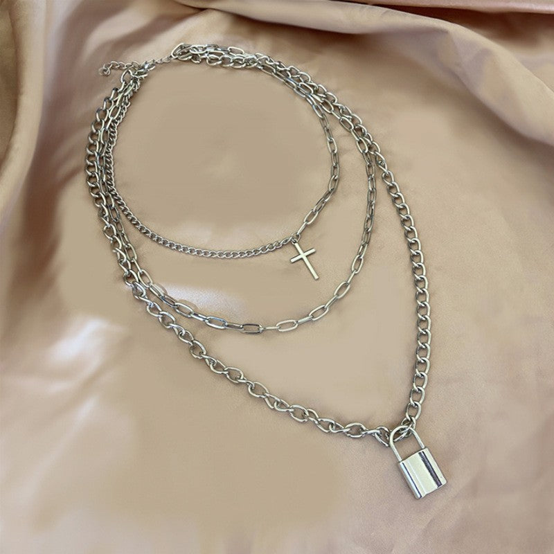 Multilayer Long Chain Necklace for Women