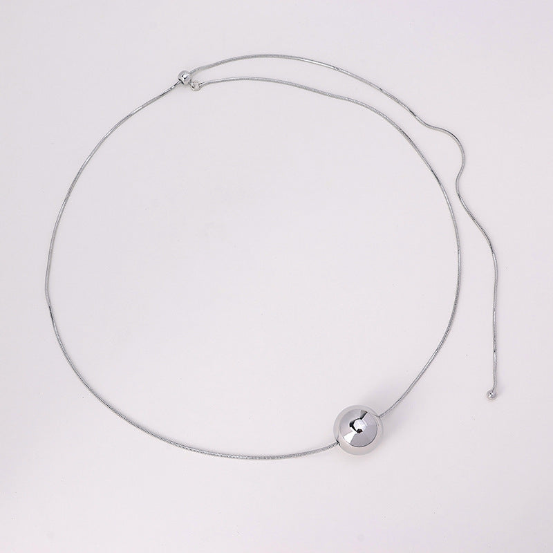 Floating Ball Pendant Necklace