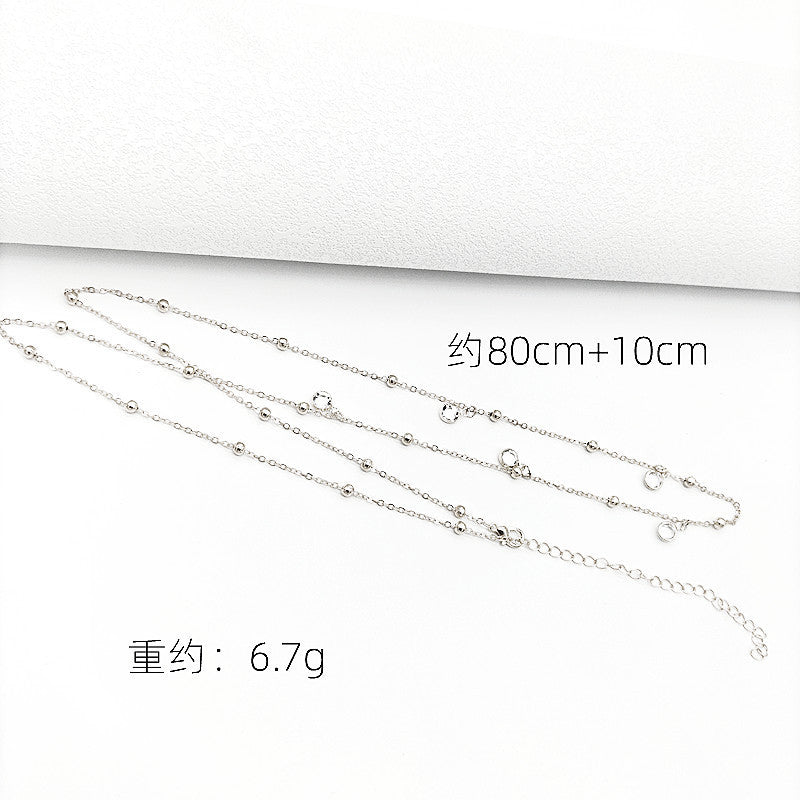 Single Layer Waist Chain Rhinestone Body Chain