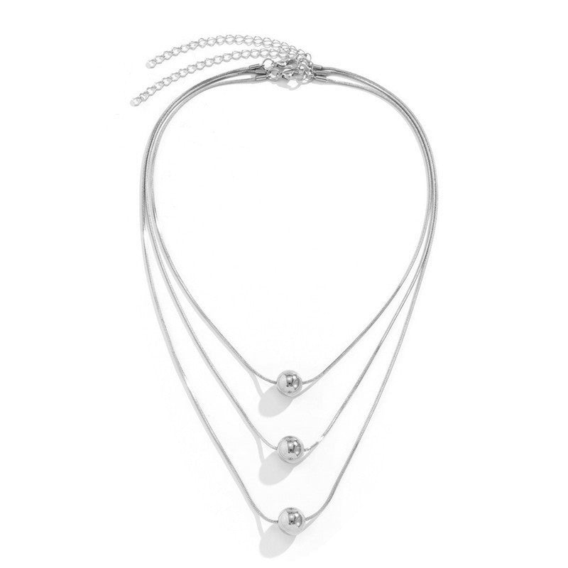 Multi-layer Snake Chain Necklace 3 Layer
