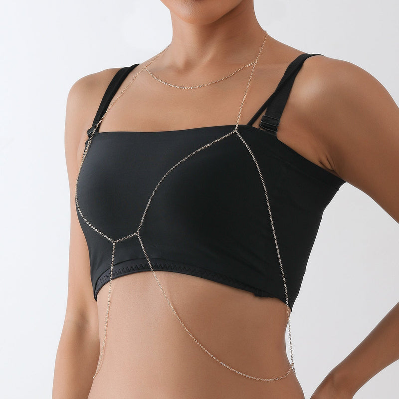 Body Chain Custom Bikini Chest Cross Body Necklace
