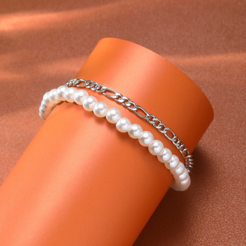 Two Layers Pearl Bracelet