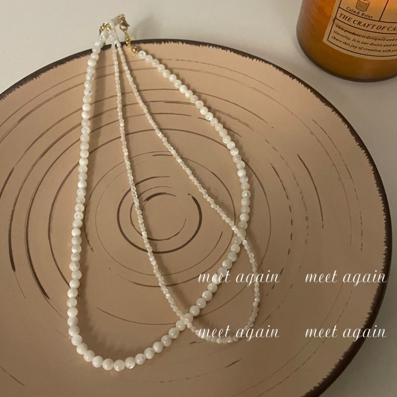 Natural Shell Beads Necklace