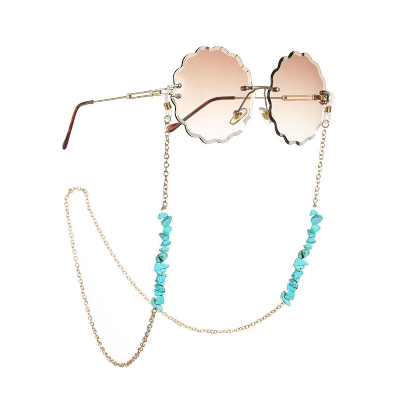 Natural Gemstone Handmade Sunglasses Chains