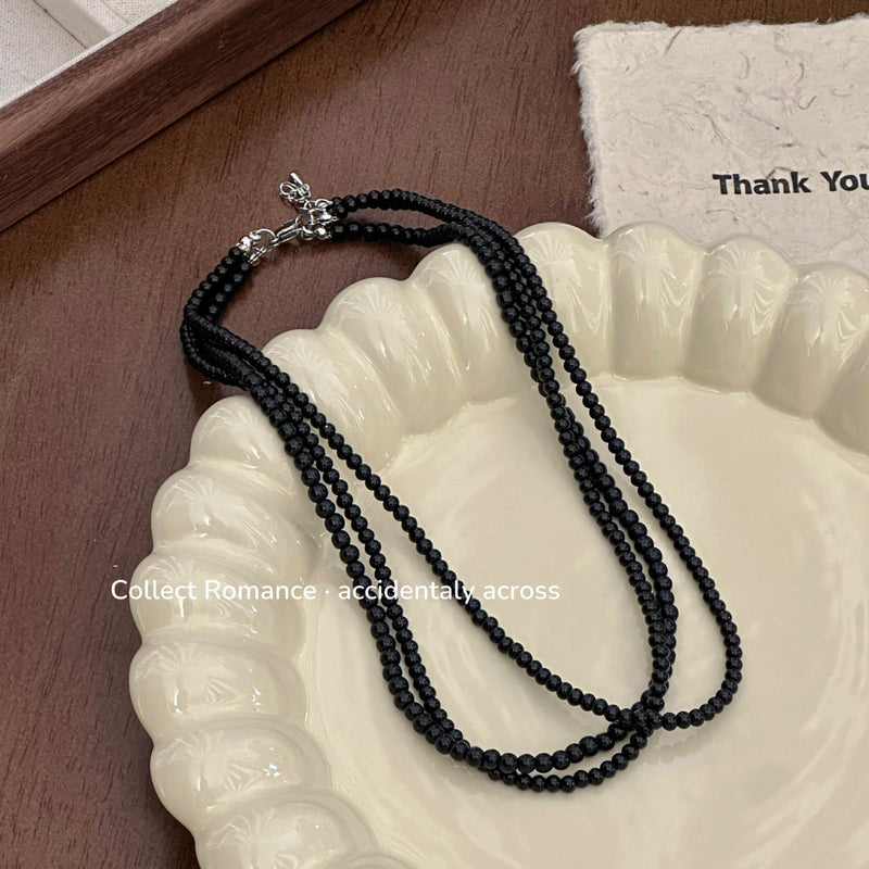 Pearl Necklace Men Fashion Beaded Necklace