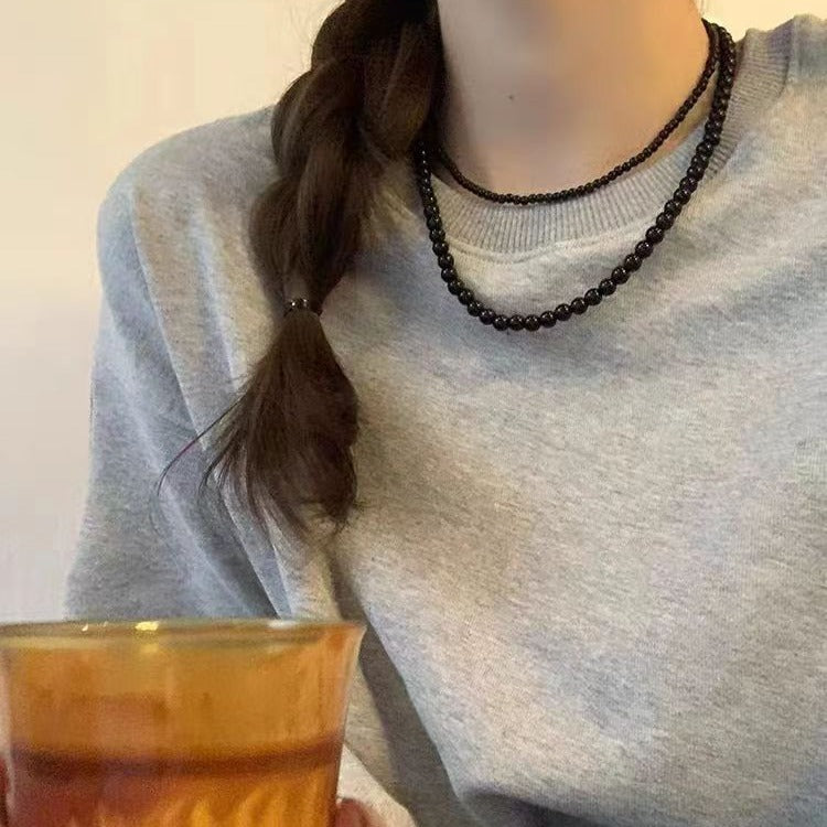 Gemstone agate Beaded Statement Necklace