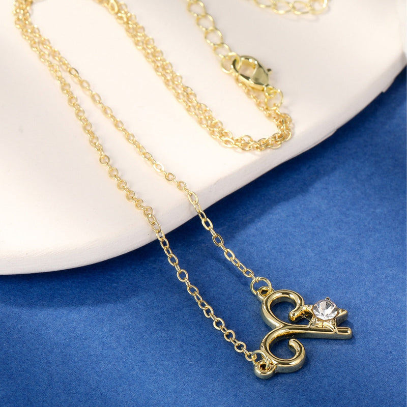 Custom 12 Zodiac Necklace Horoscope Necklace