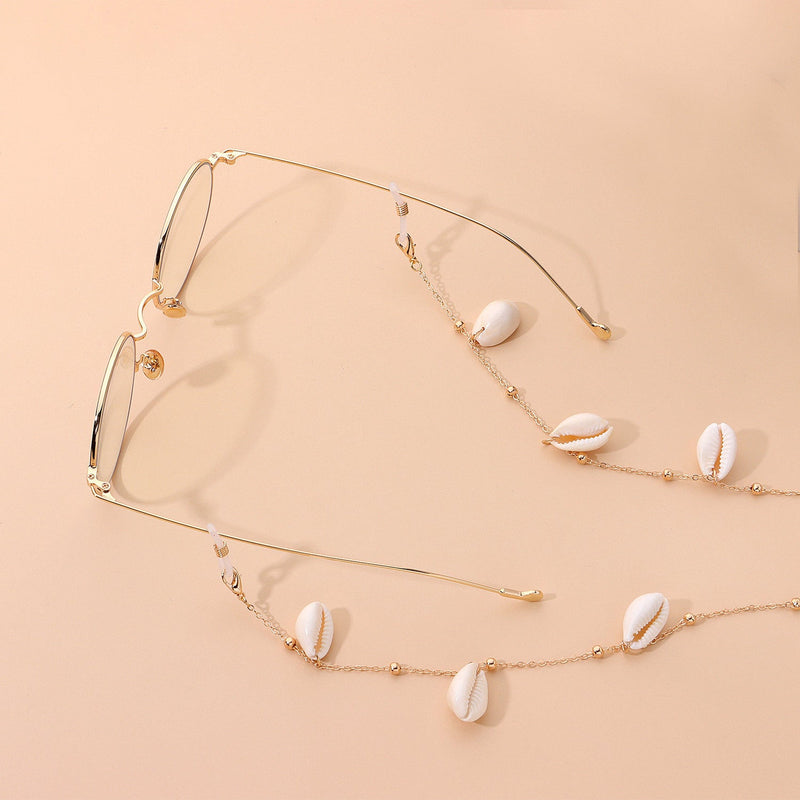 Shell Pendant Bead Chain Glasses Chain