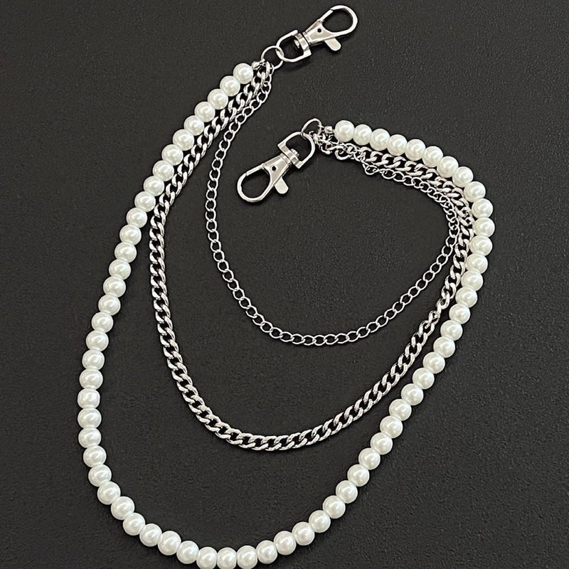 Multi Layer Pearl Pants Chains