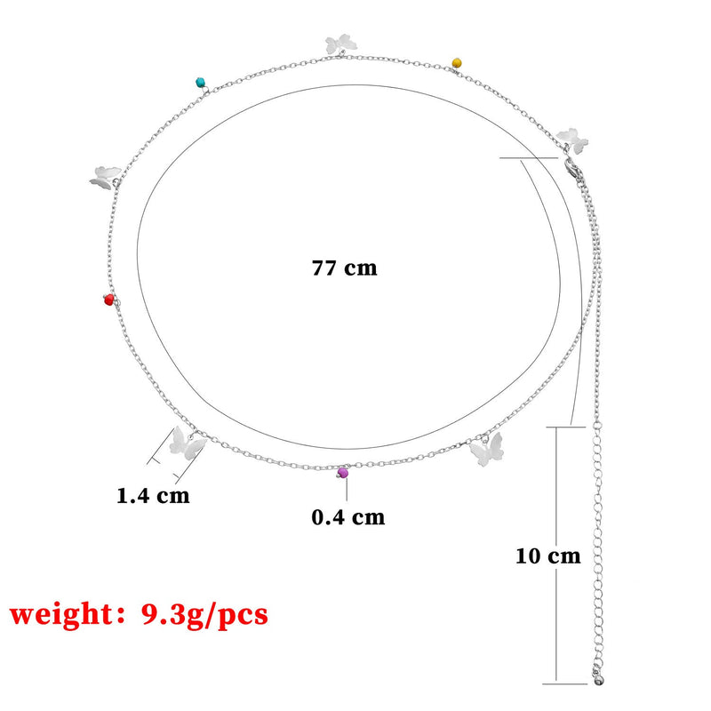 Butterfly Pendant Waist Chain for Women