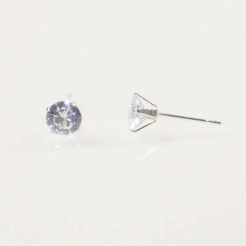 Zircon stud earrings set