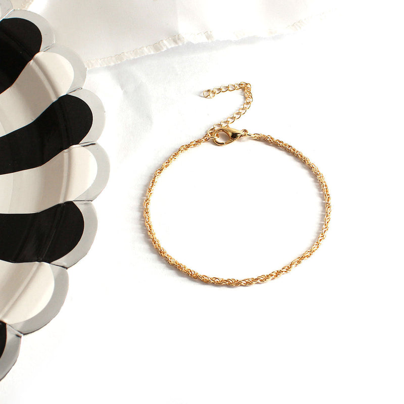 Twisted Rope Chain Bracelet