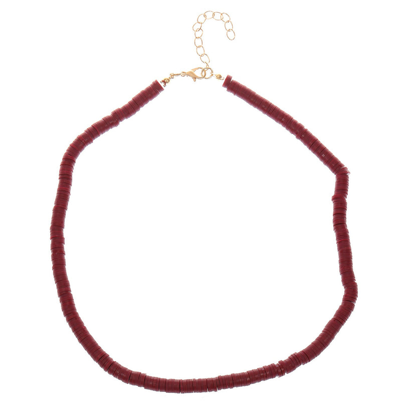 Polymer Clay Beads Necklace