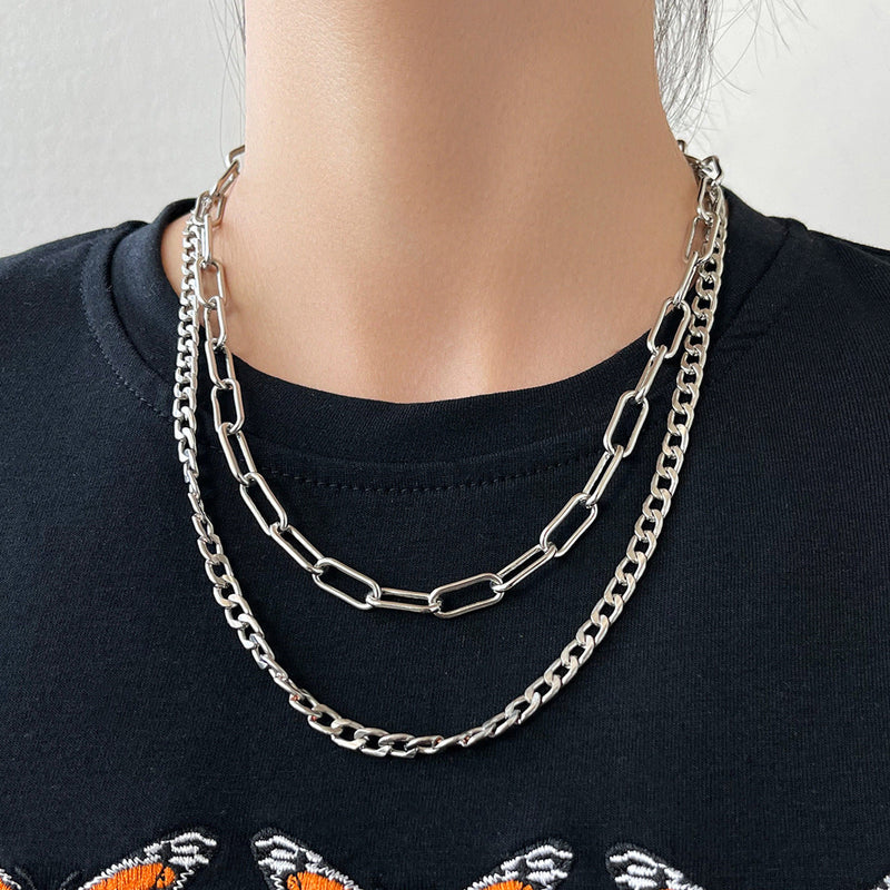 Boho Style Multi-layered Chain Necklace