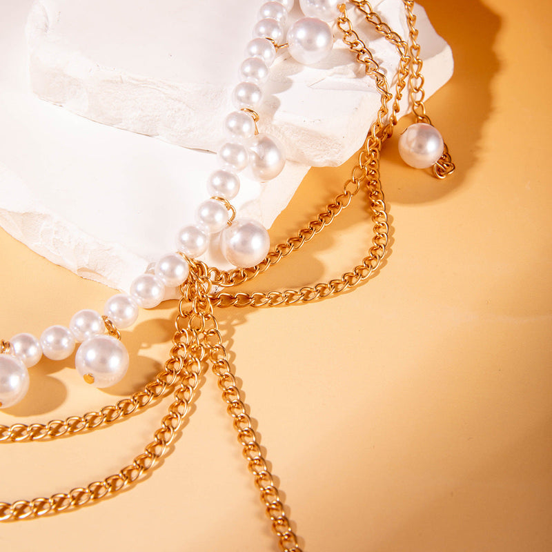 Multi Layer Belly Body Chain Bikini Metal Rave Body Waist Chain