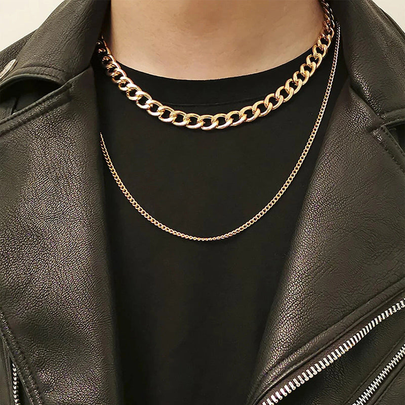 Classic Thick Chain Necklace Hip-Hop Men Cuban Necklace