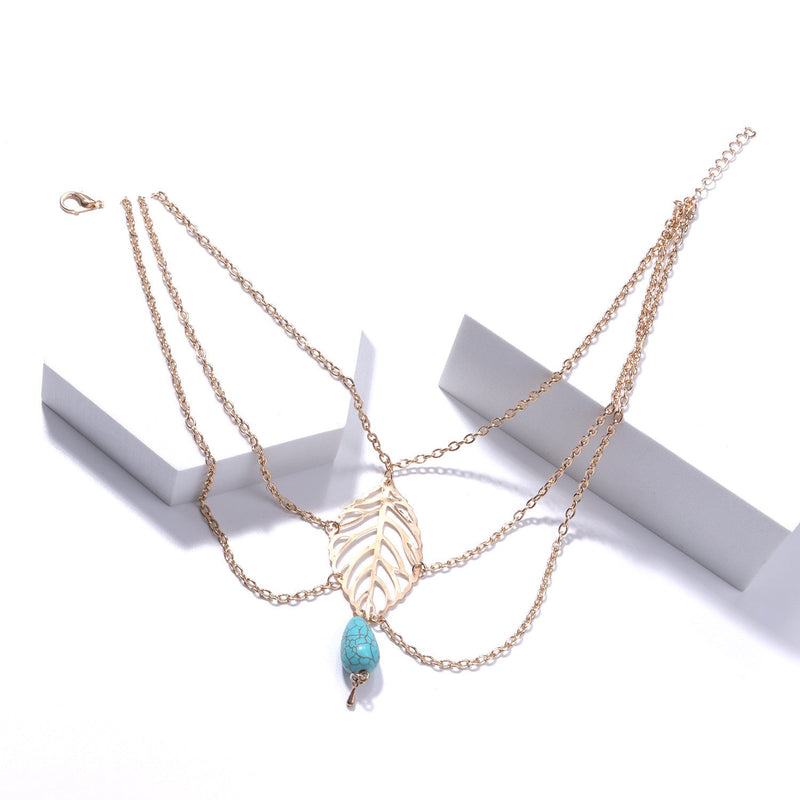 Leaf Clover Simple Chain Lady Bracelet