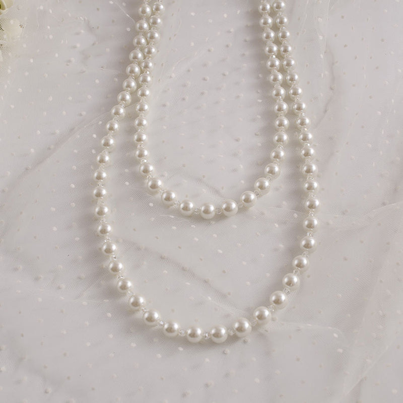 Classic Fashion Faux Pearl Necklace for Ladies