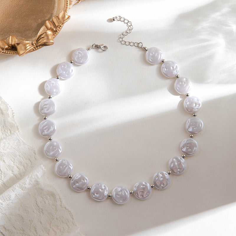 Baroque Pearl Necklace for Wedding Banquet Prom Party