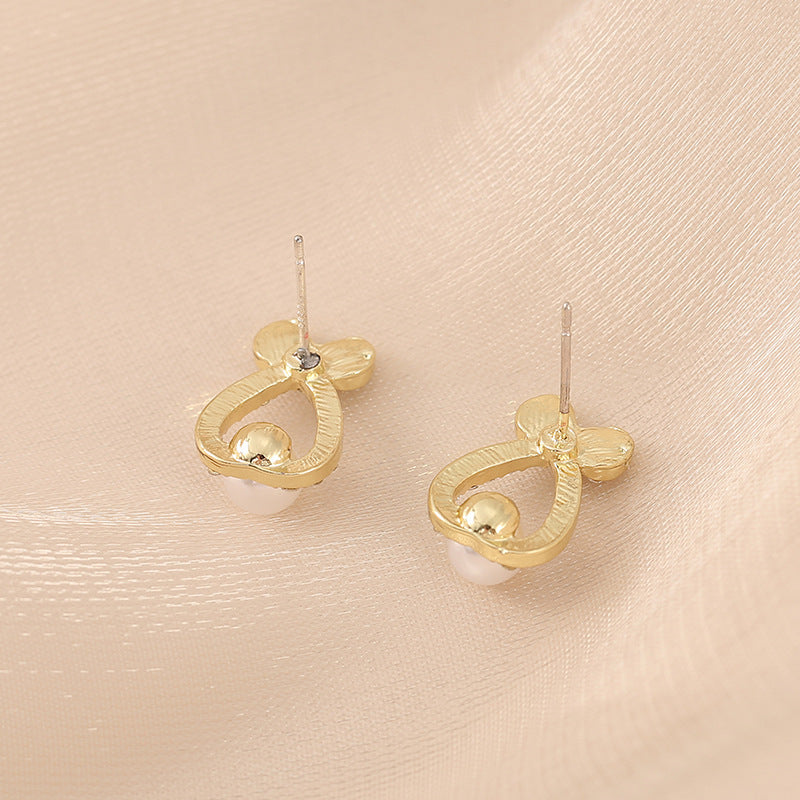 Fashion Jewelry Cute Bow Geometric Earrings