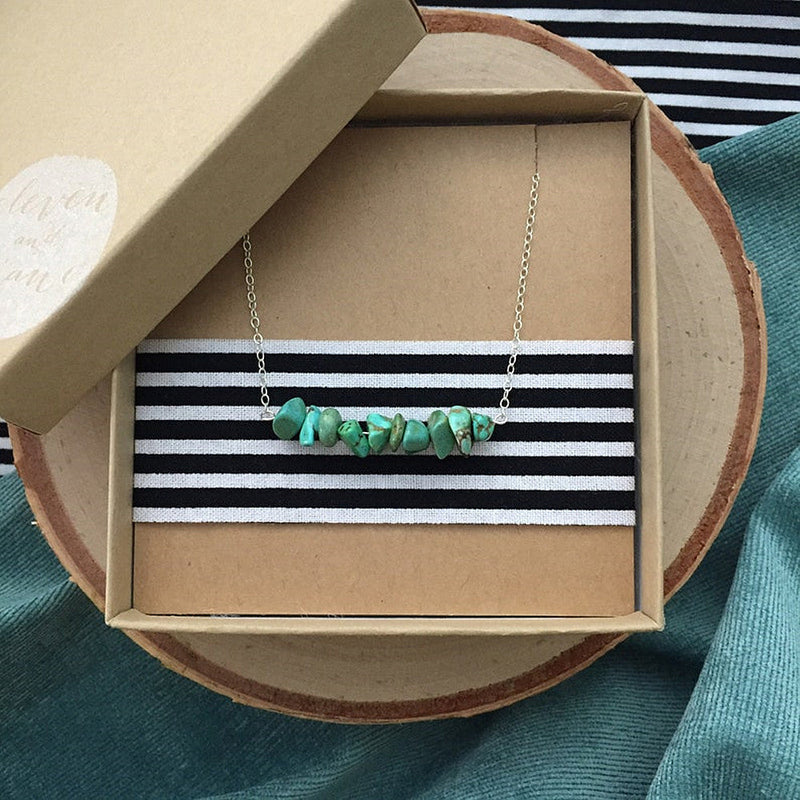 Turquoise Stone Vintage Necklace