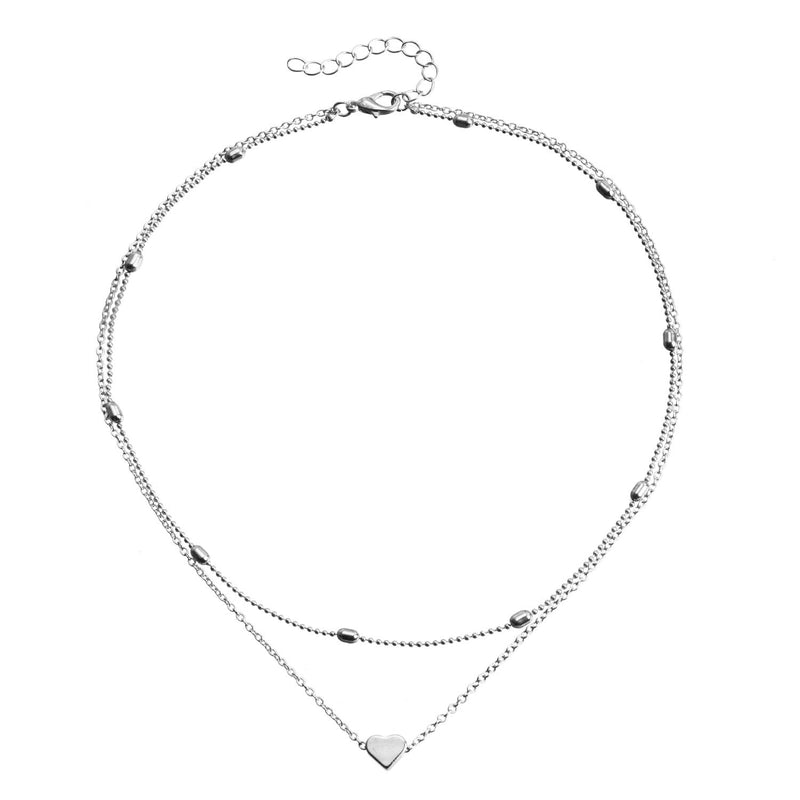 Layer Chain Choker Necklace for Women