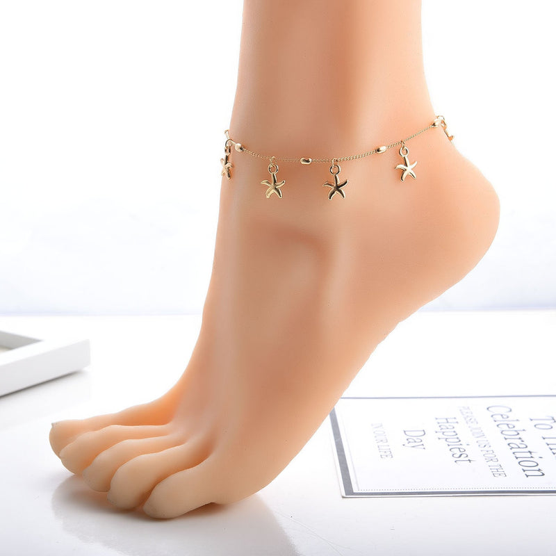 Dolphin Starfish Anklet Jewelry