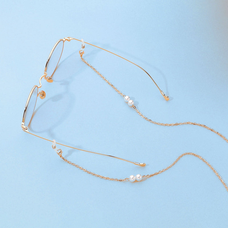 Strap Masking Holder Pearl Glasses Chain