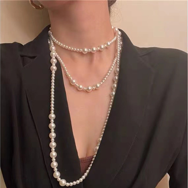 Elegant Pearl Beaded Necklaces for Women