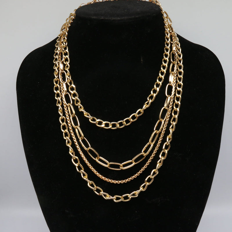 Fashion Gold Long Chain Necklace for Women Wholesale