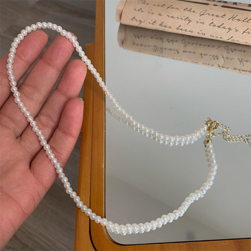 Wedding Pearl Necklace for Women White Womens Pearl Choker Necklace