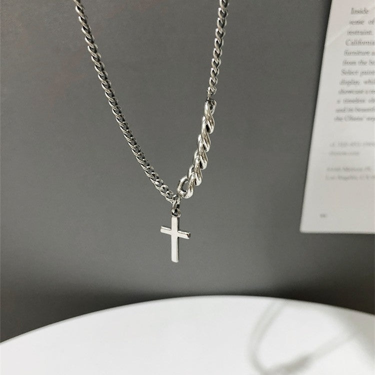 Retro Short Cross Necklace