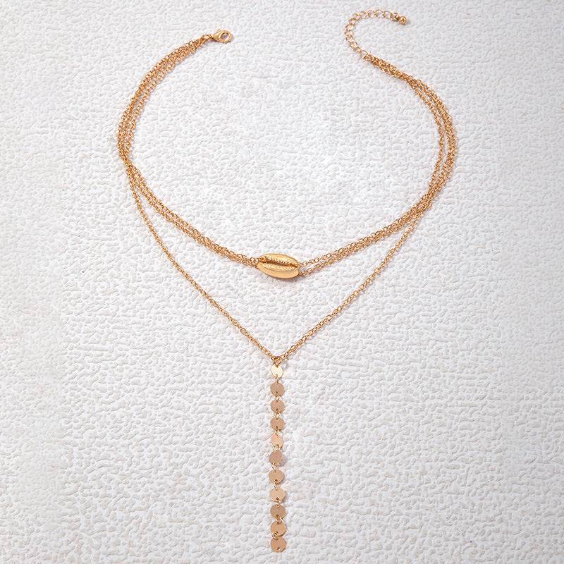 Simple Chain Multi Layer Necklace
