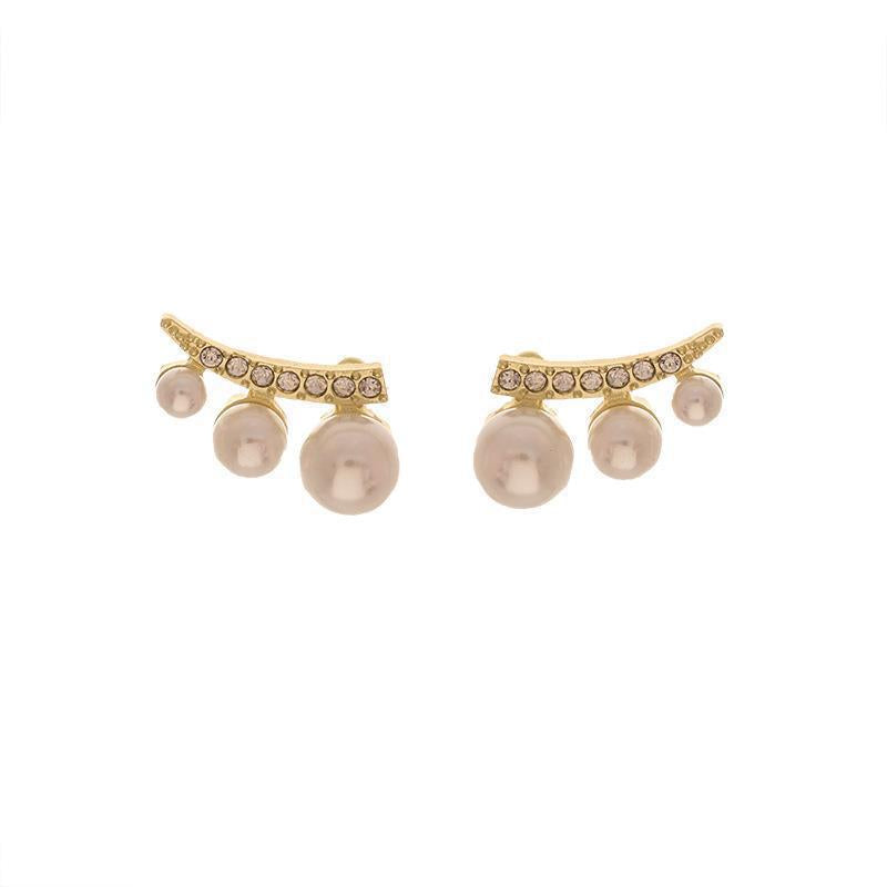 White Pearl Stud Earring